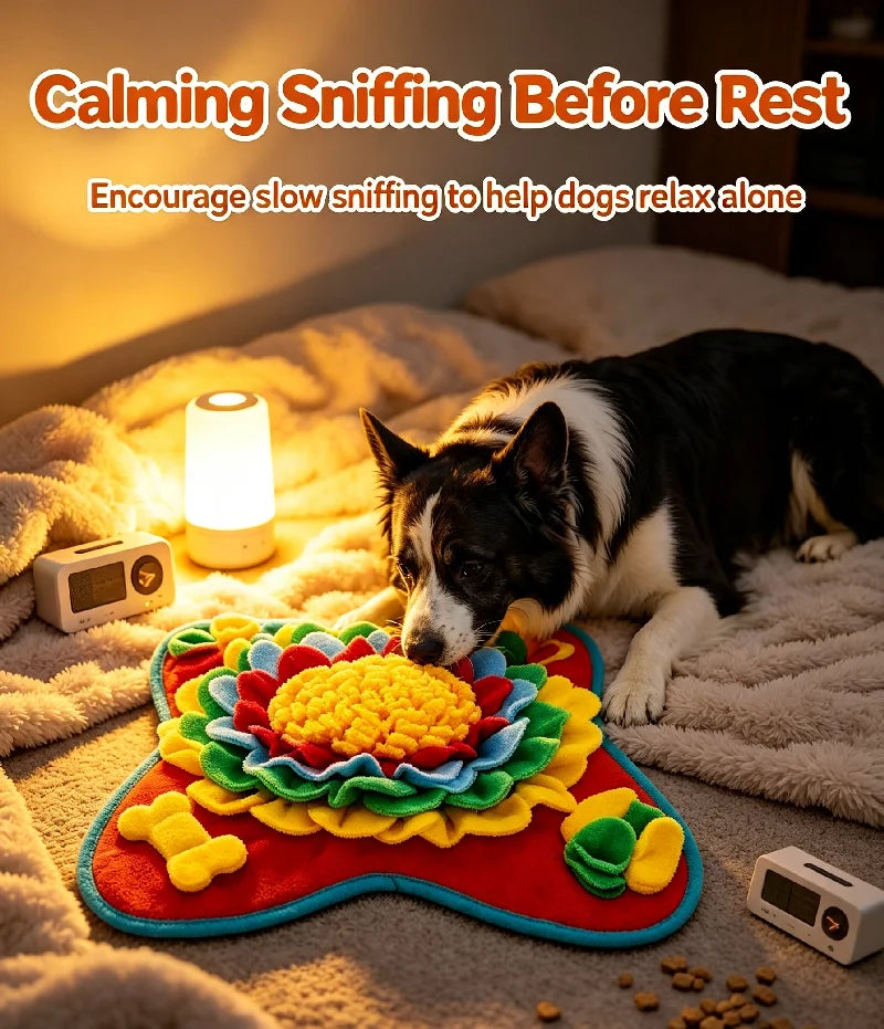 Snuffle Mat - Interactive Nose-Work Feeding Mat for Dogs