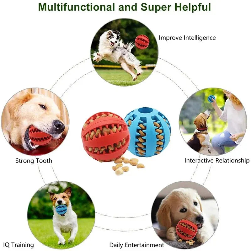 Treat-Dispensing Ball - Interactive Slow-Feeder Toy