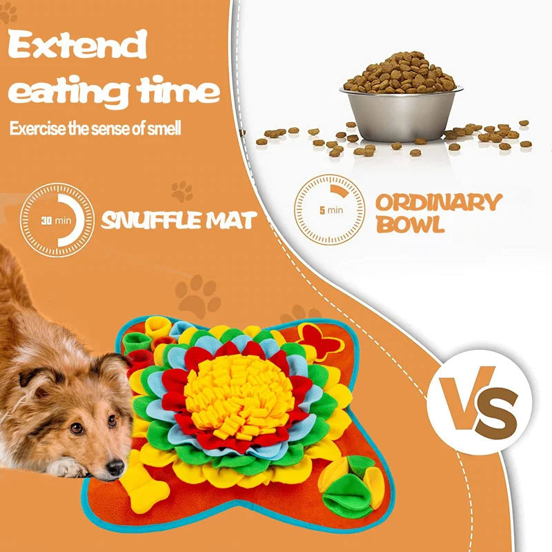 Snuffle Mat - Interactive Nose-Work Feeding Mat for Dogs