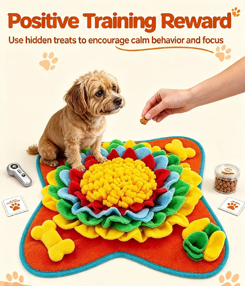 Snuffle Mat - Interactive Nose-Work Feeding Mat for Dogs