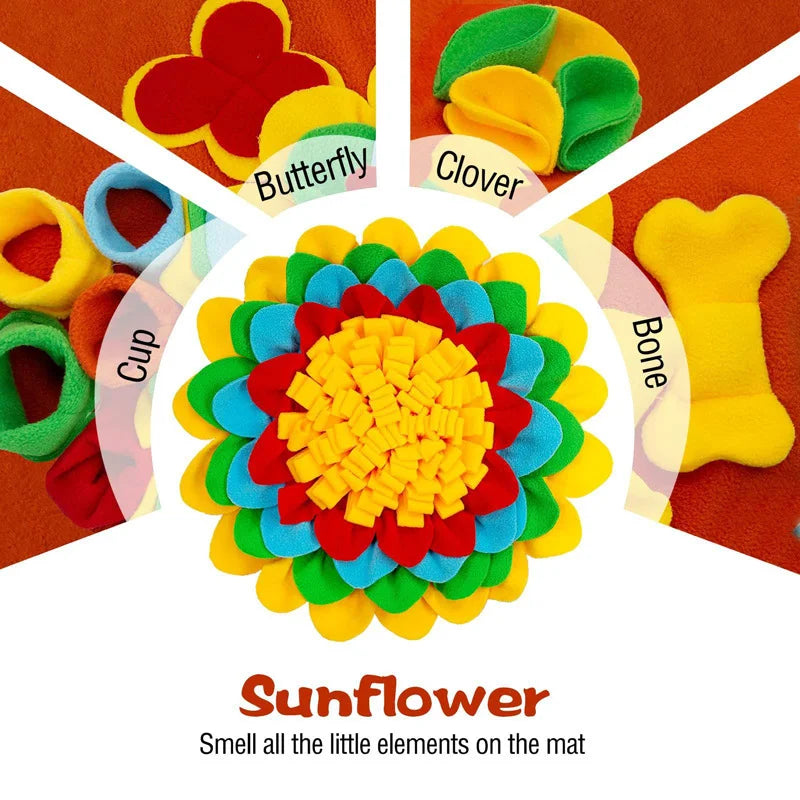 Snuffle Mat - Interactive Nose-Work Feeding Mat for Dogs